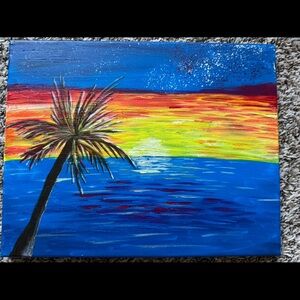 Hand painted Acrylic Wall Art Canvas